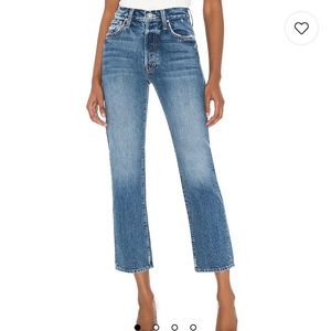 MOTHER Superior jeans High Waisted Hover Hiker Daniel Wash 28